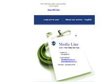 Tablet Screenshot of media-line.co.il